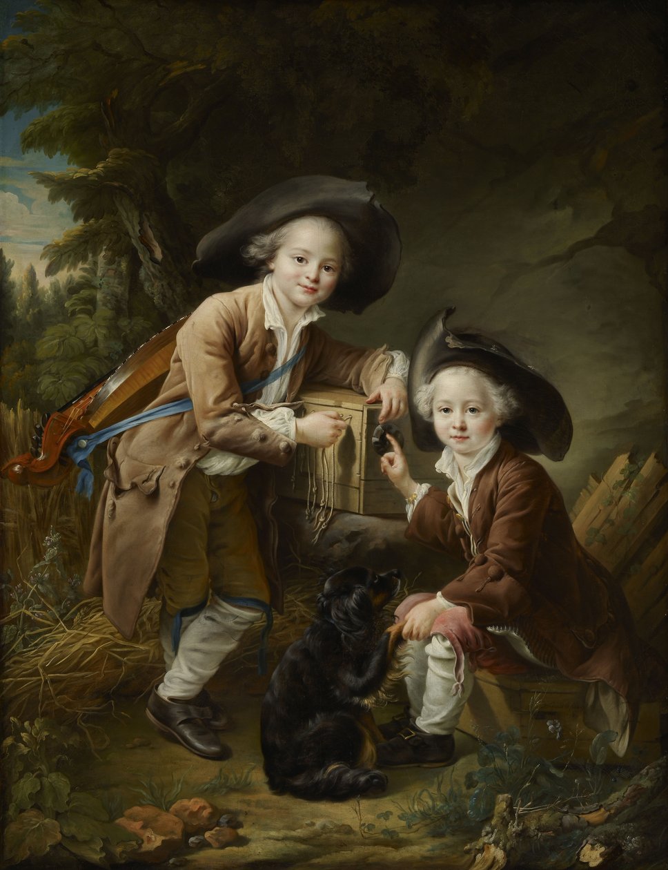 Le comte et le chevalier de Choiseul en Savoyards - Francois Hubert Drouais