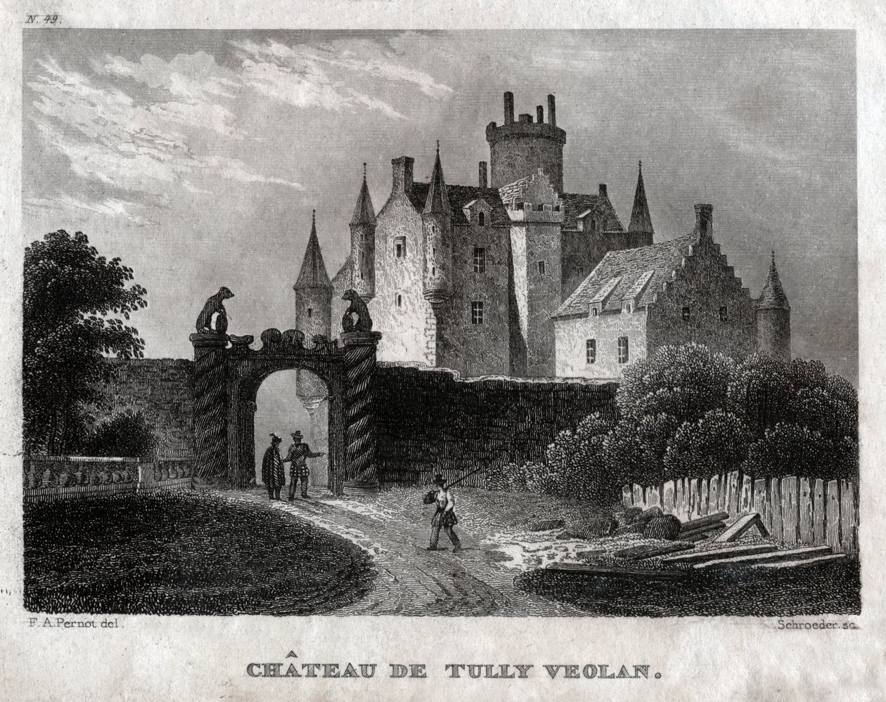 Château de Craighall - Francois Alexandre (after) Pernot