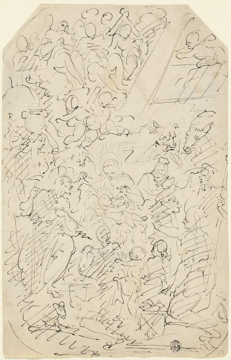 Adoration des bergers - Francois Boitard