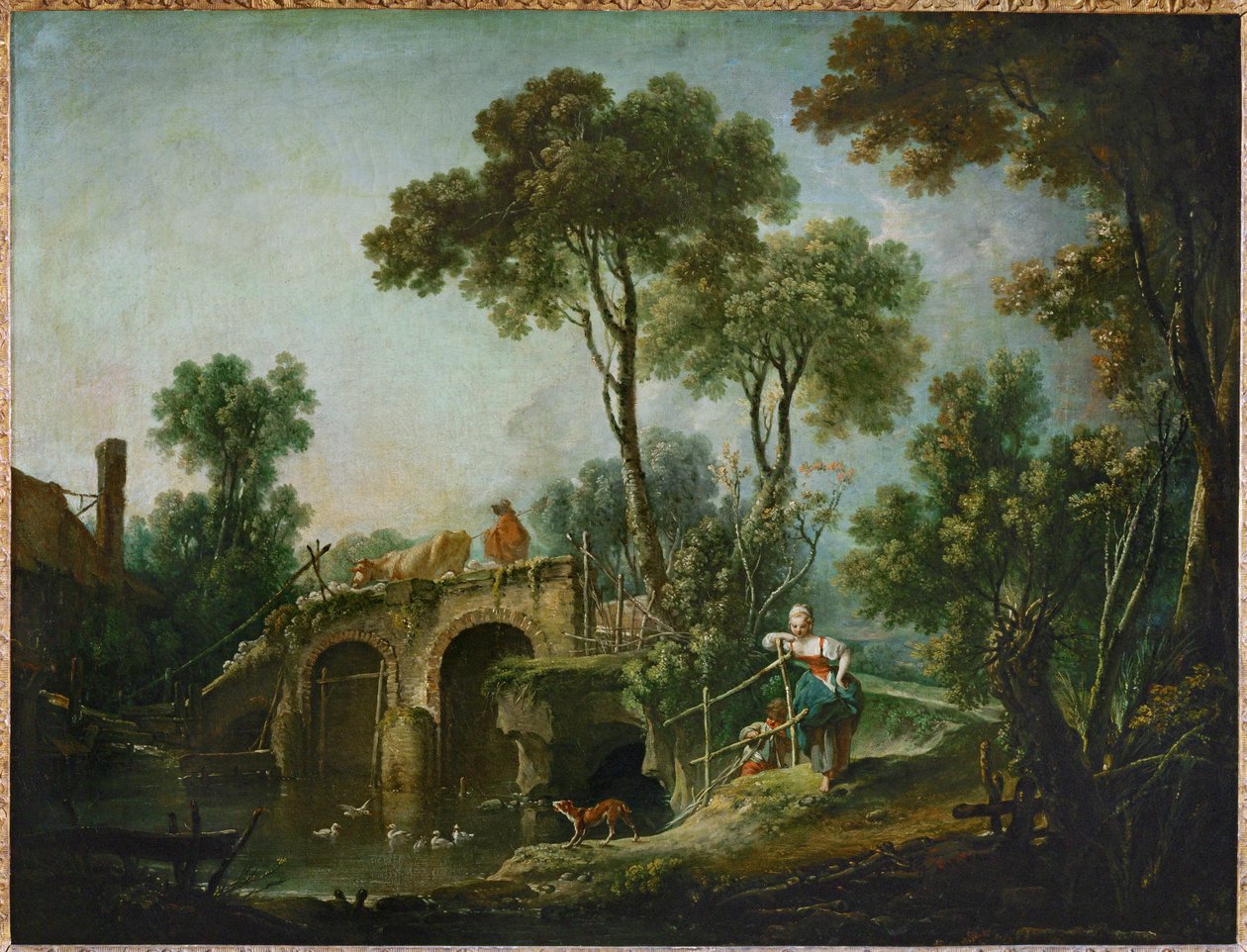 Le pont ... - François Boucher