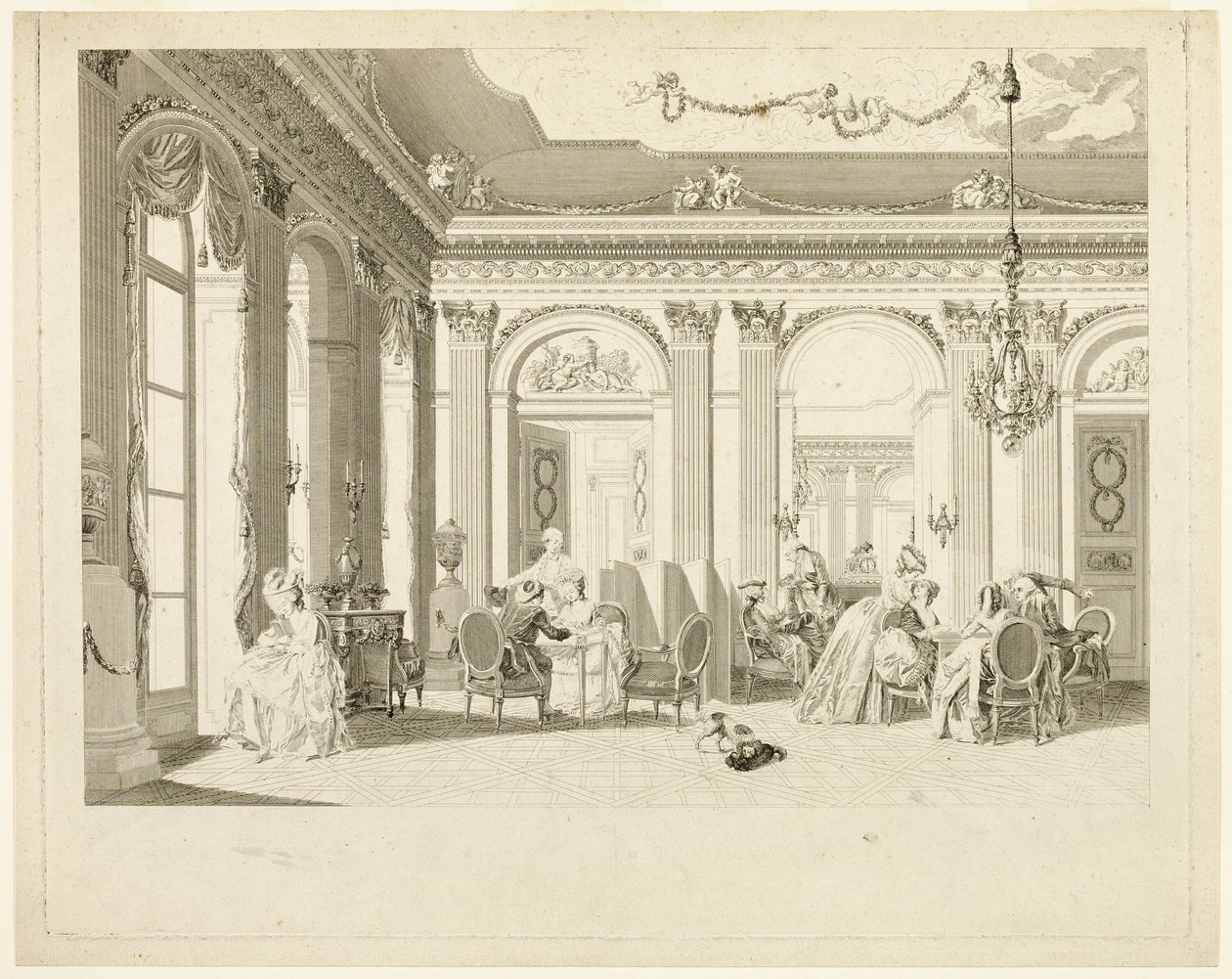 Le Salon - Francois Dequevauviller