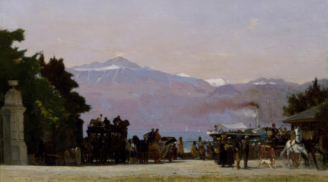 À Ouchy - Francois Louis David Bocion