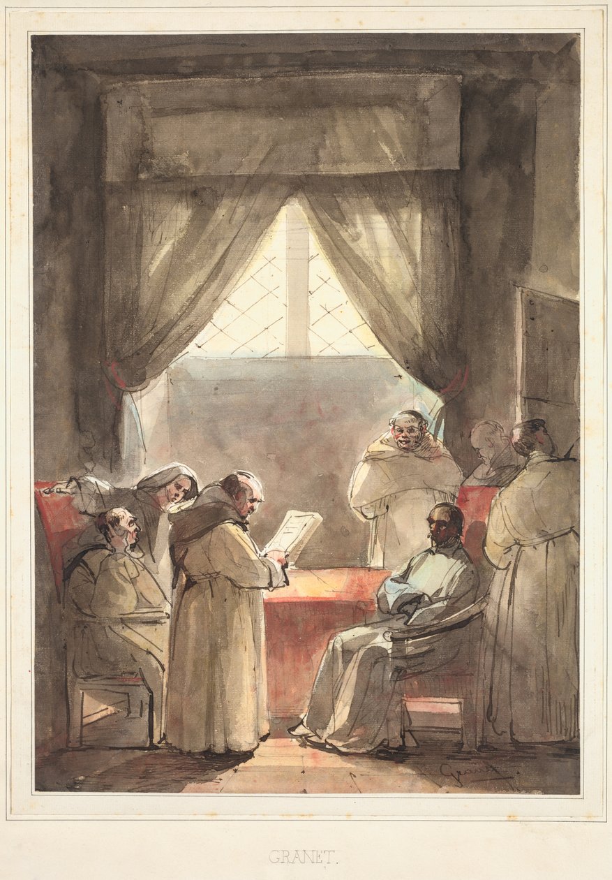 Les moines - Francois Marius Granet