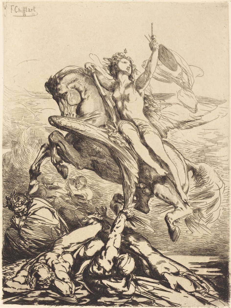 Génie des arts - Francois Nicolas Chifflart