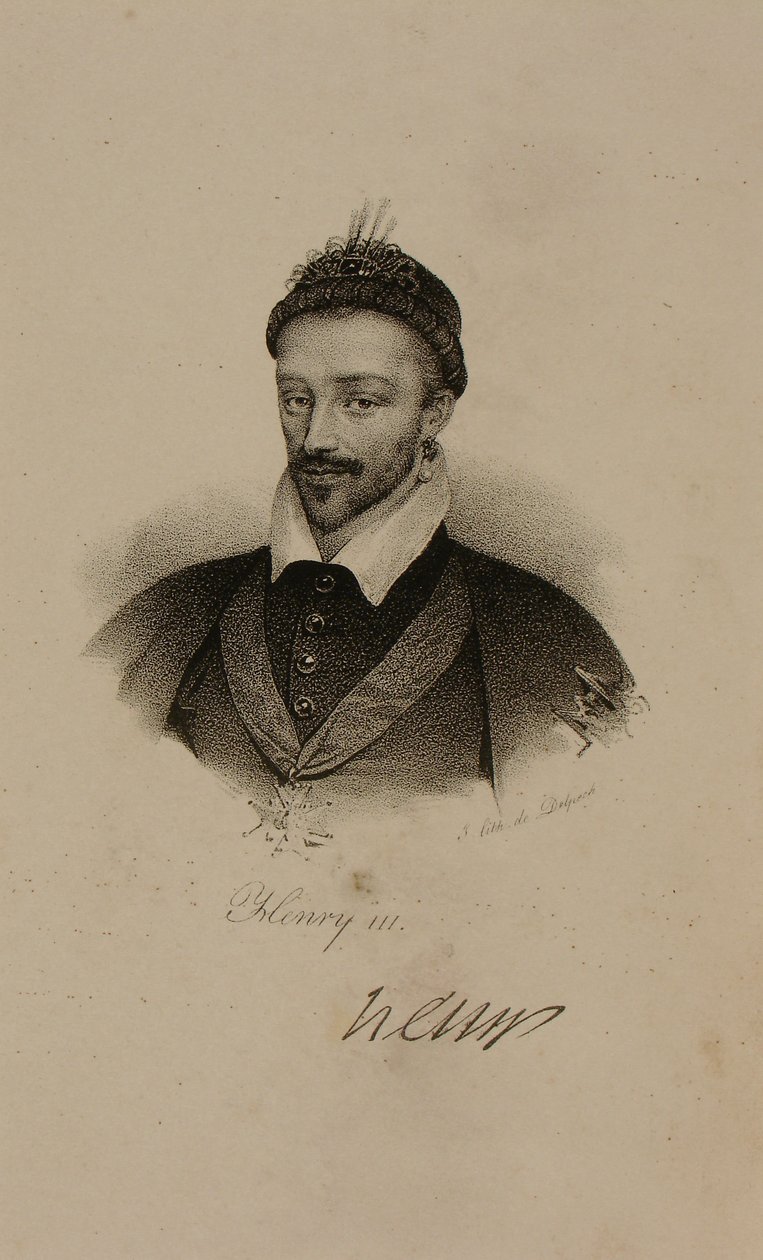 Roi Henri III (1551-89) de France - Francois Seraphin Delpech