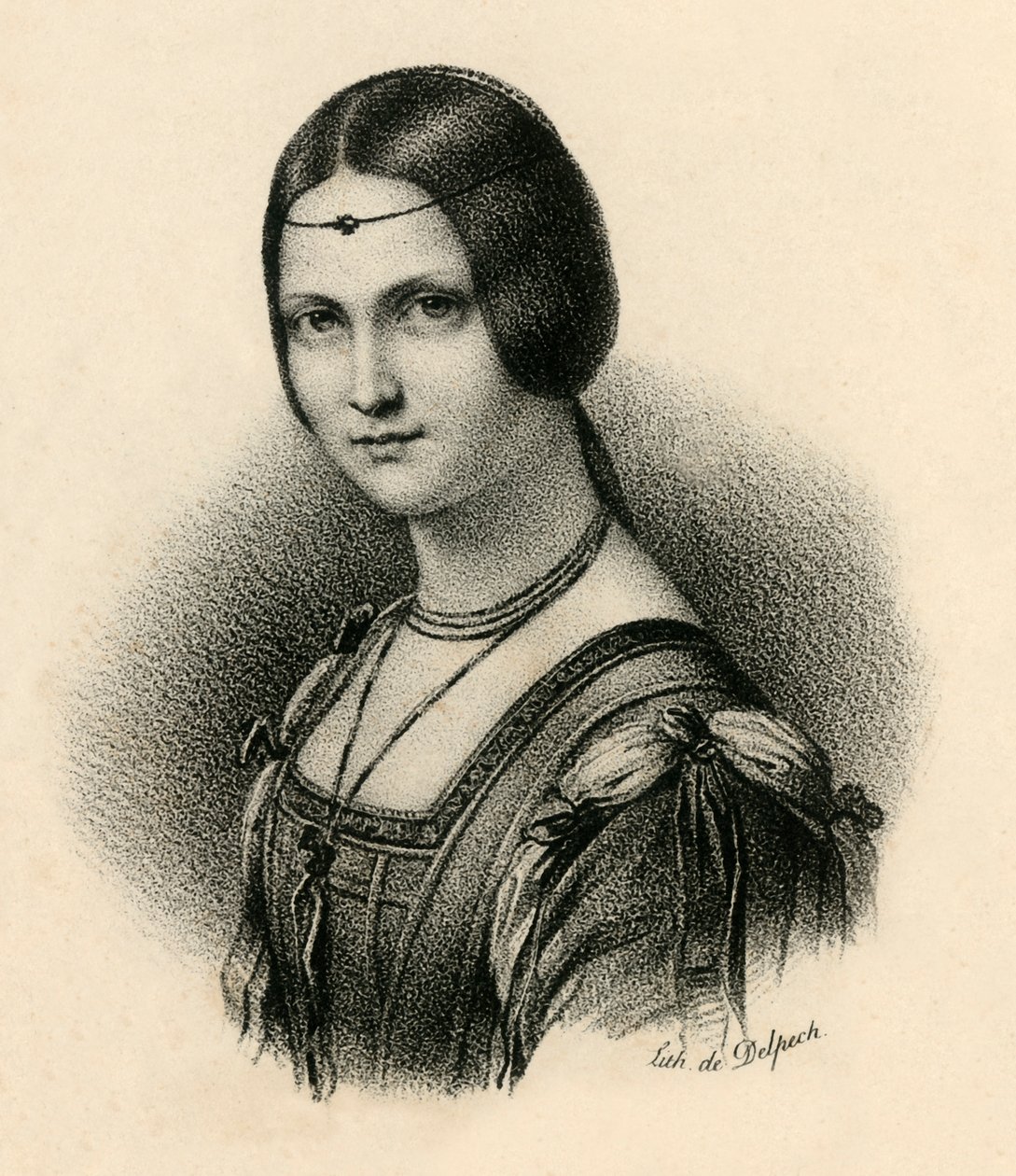 La belle Ferronnière - Francois Seraphin Delpech