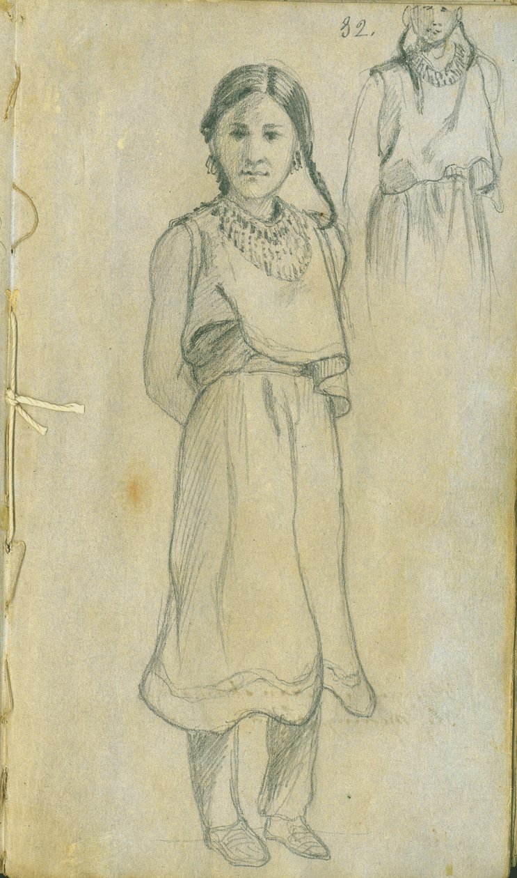 Femme amérindienne, 1851 - Frank Blackwell Mayer