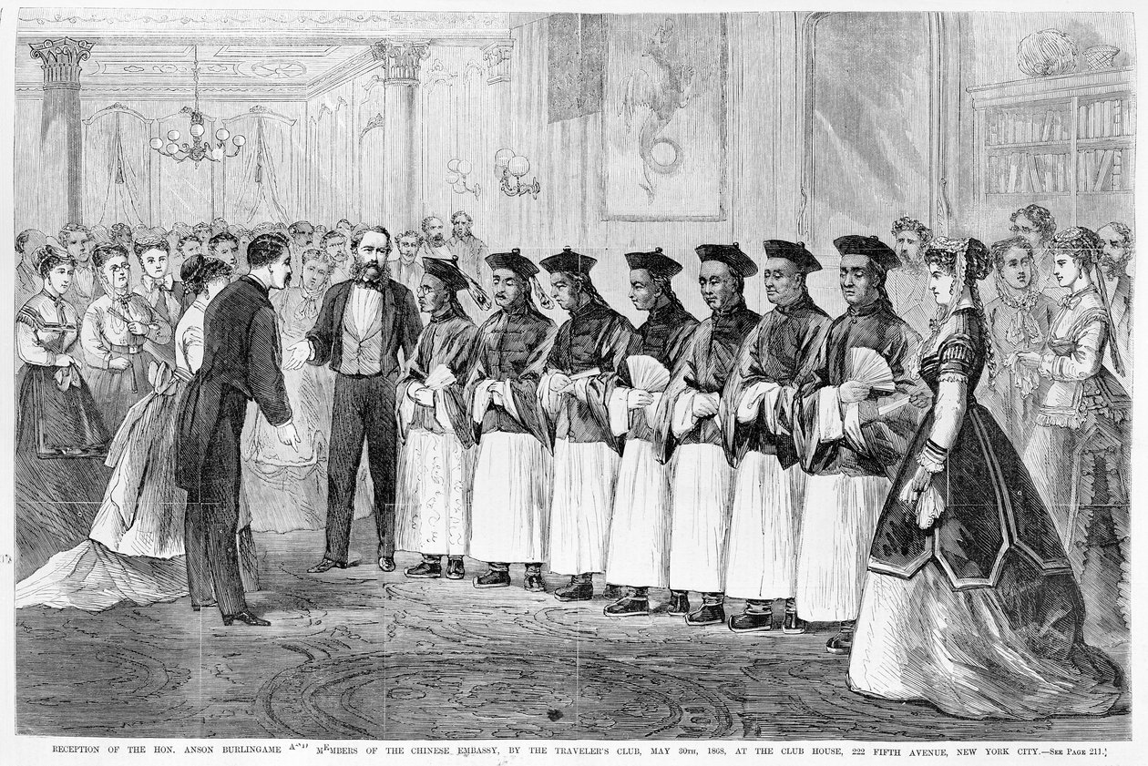 Réception de Burlingame et des membres de l
