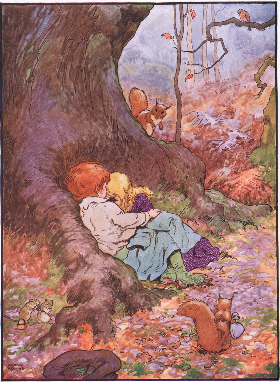 Les enfants dans les bois, années 1930 - Frank Adams