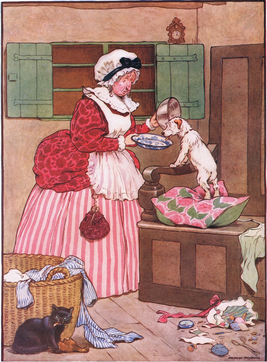 Vieille Mère Hubbard, années 1930 - Frank Adams