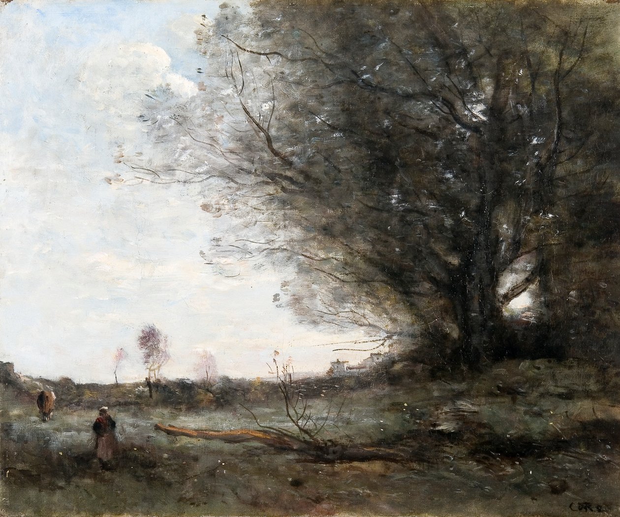Un paysage du Surrey - Frank Dicksee