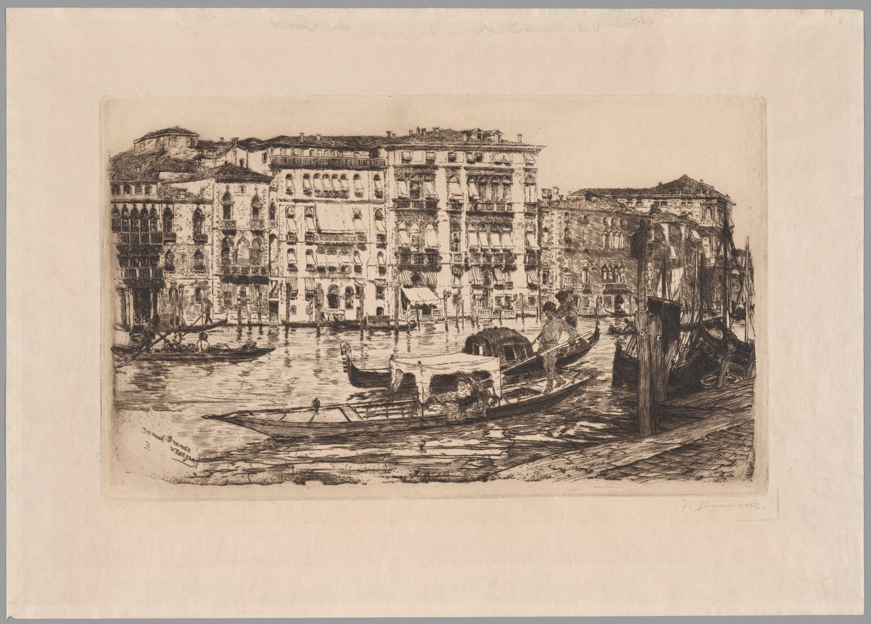 Grand Canal, Venise - Frank Duveneck