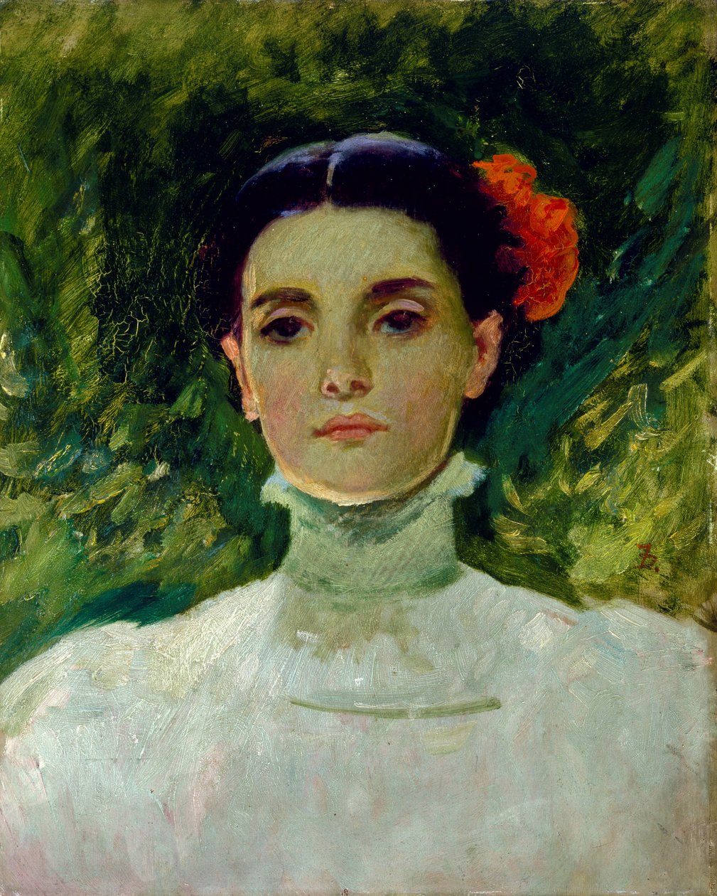 Portrait de Maggie Wilson - Frank Duveneck