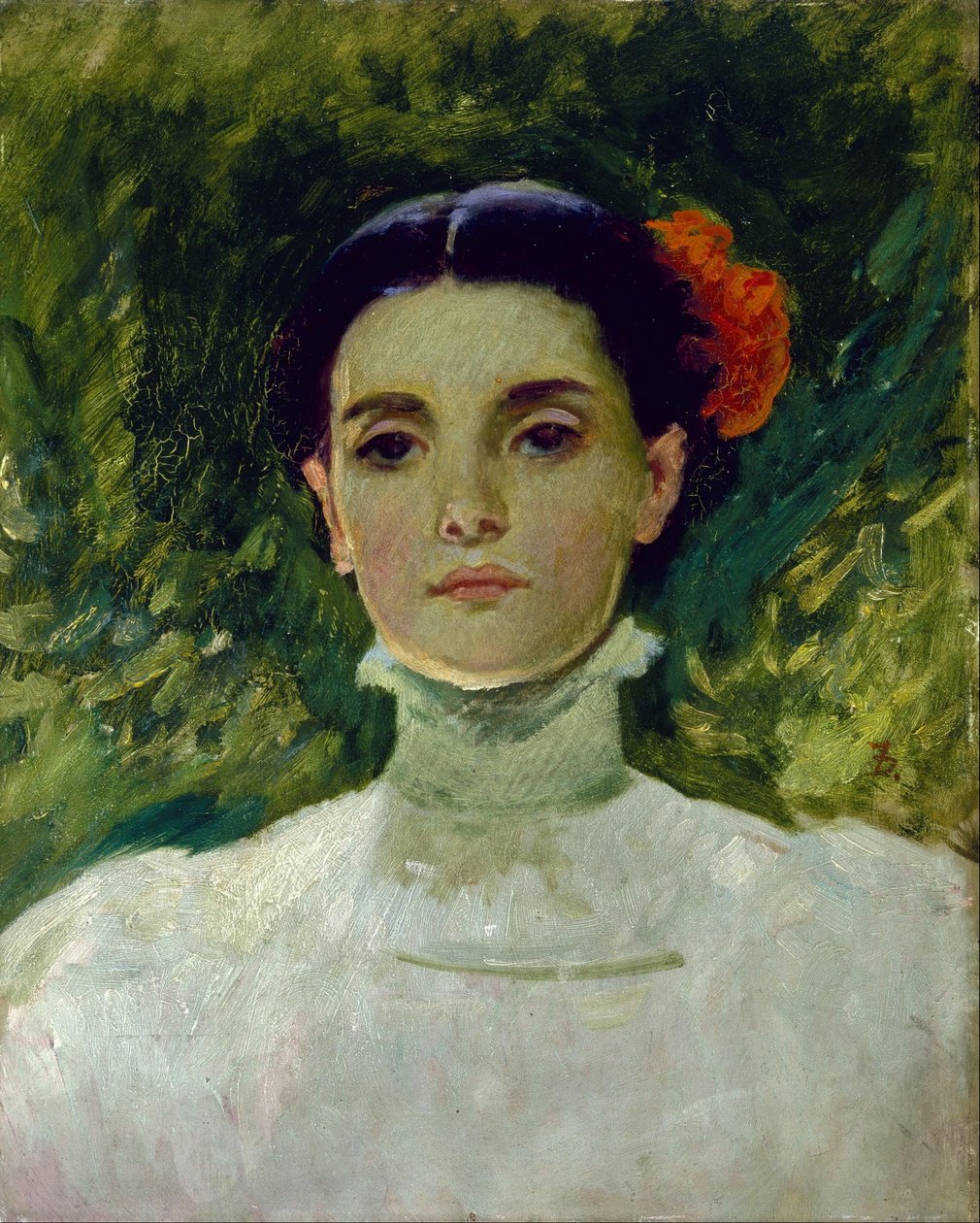Portrait de Maggie Wilson - Frank Duveneck