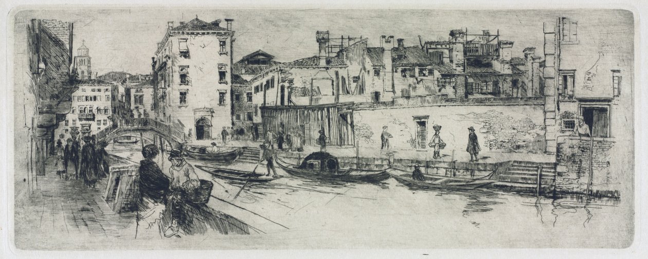 Canal San Trovasso, Venise, 1883 - Frank Duveneck