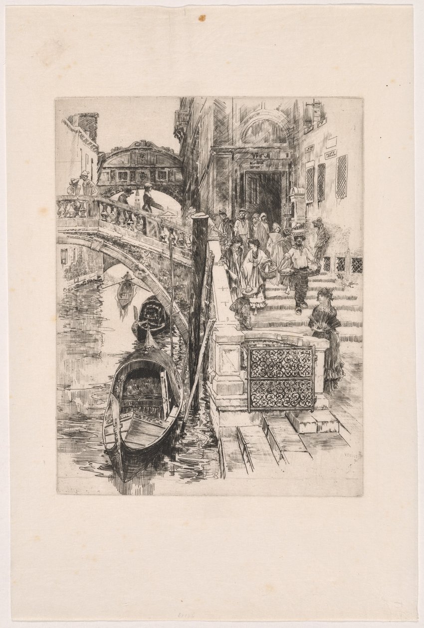 Le pont des soupirs (deuxième assiette) - Frank Duveneck