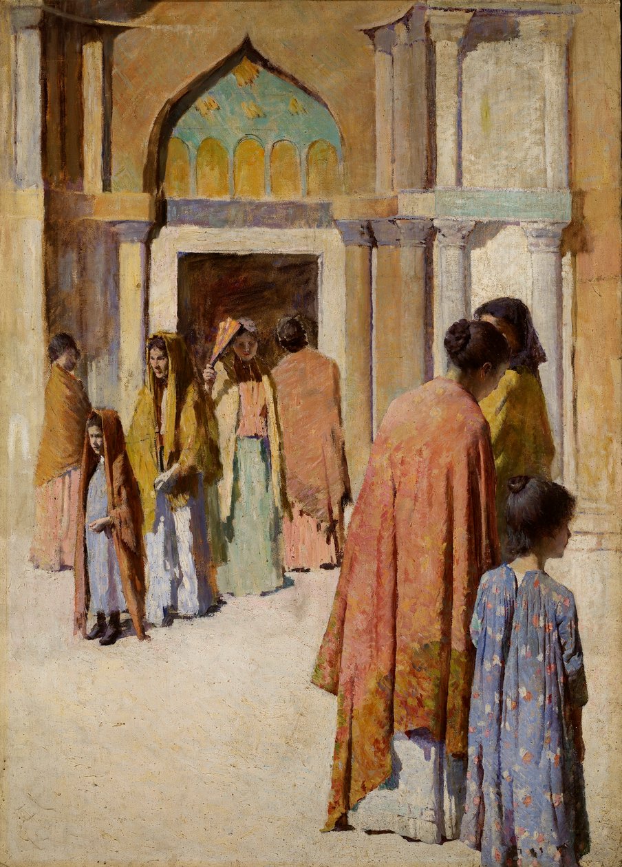 Femmes pres des Escaliers no. I - Frank Edwin Scott