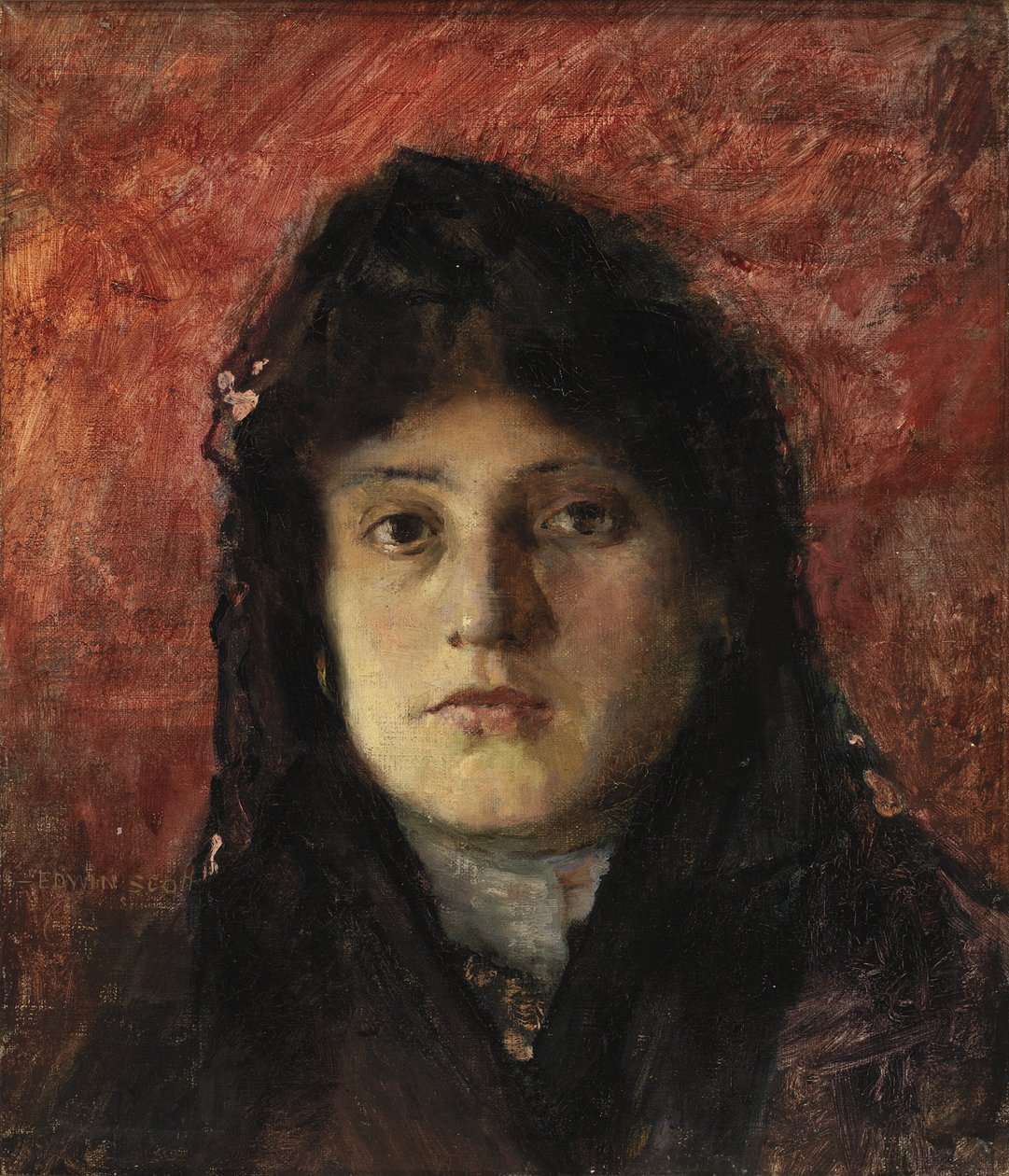 Tête de femme, vers 1910 - Frank Edwin Scott