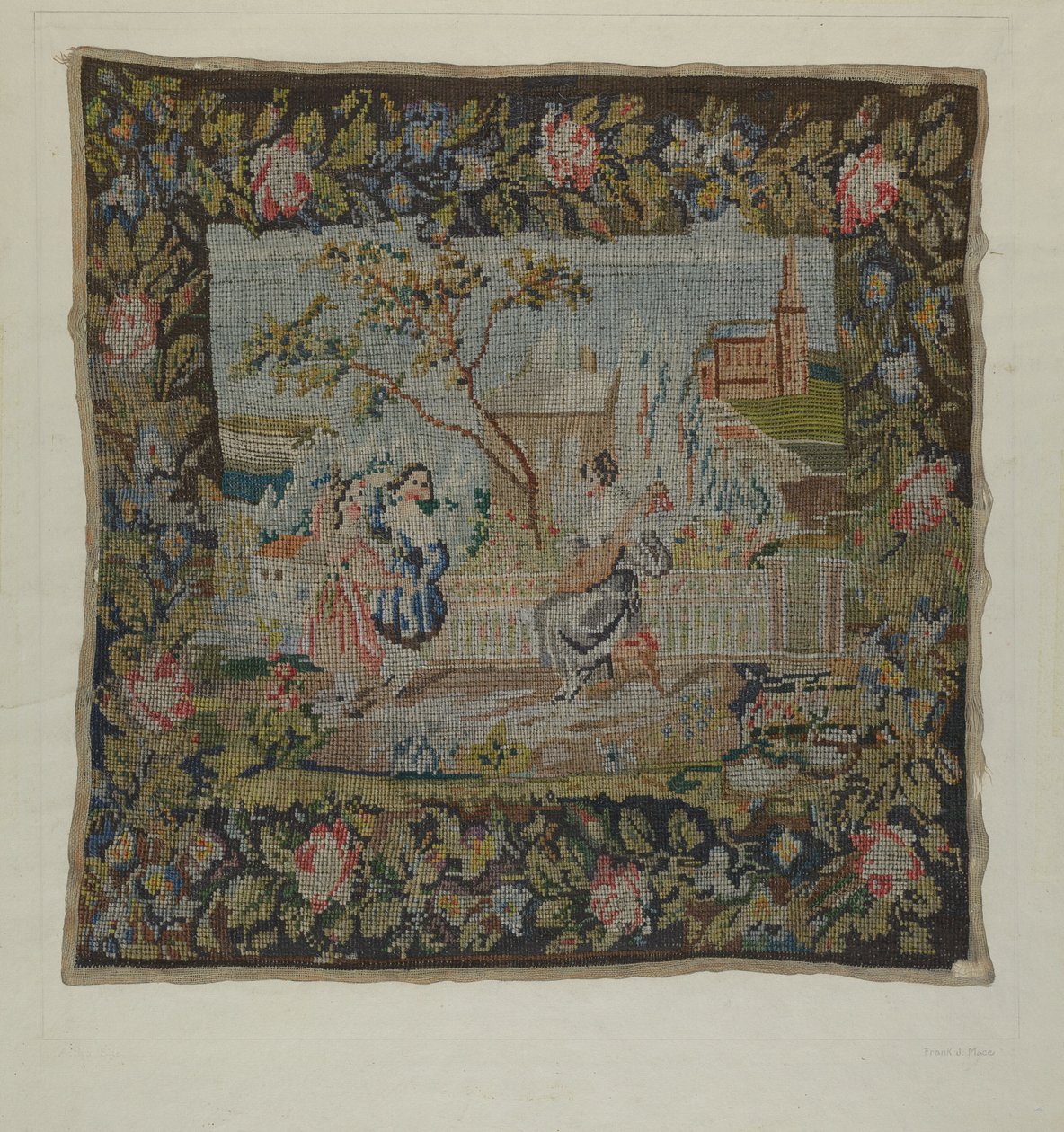 Image brodée - Frank J. Mace