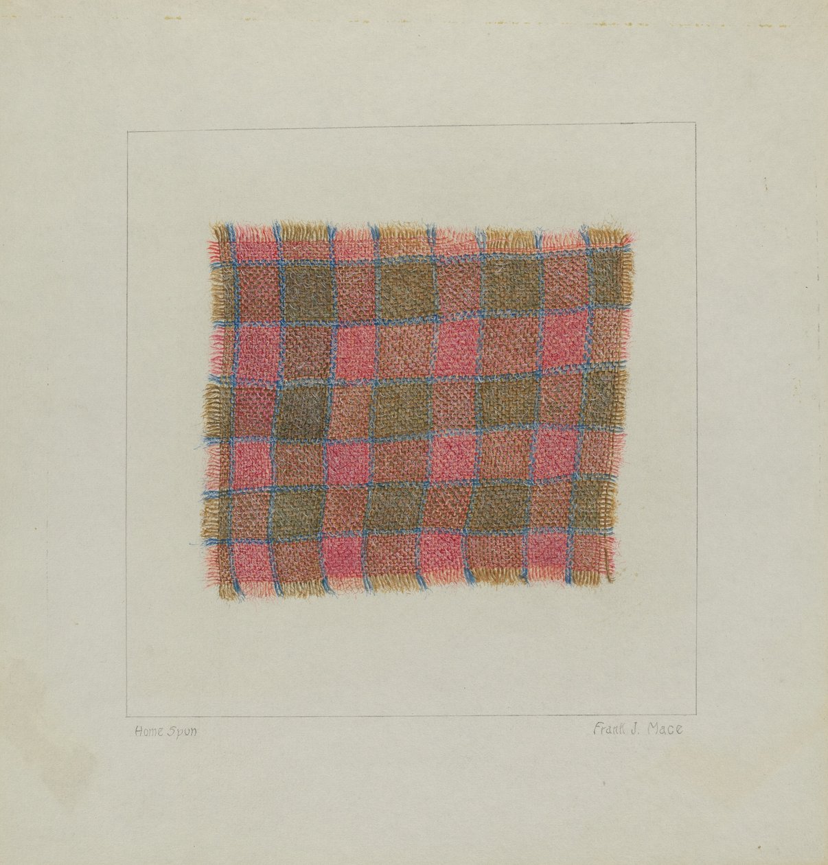 Tissu fait maison - Frank J. Mace