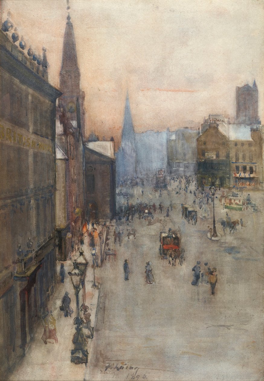 Scène de rue, 1894 - Frank Laing