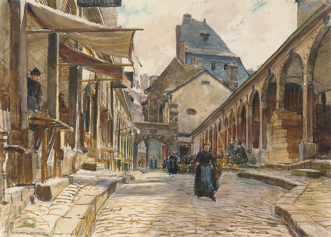 Jour de marché, Dinan - Frank Lewis Emanuel