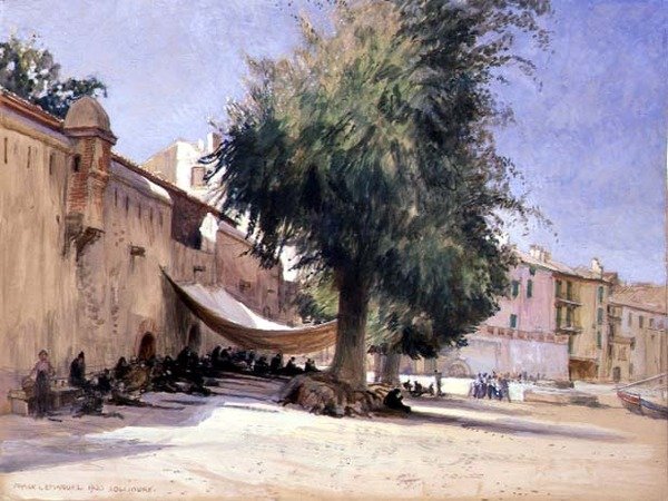 Réparateurs de filets, Collioure - Frank Lewis Emanuel