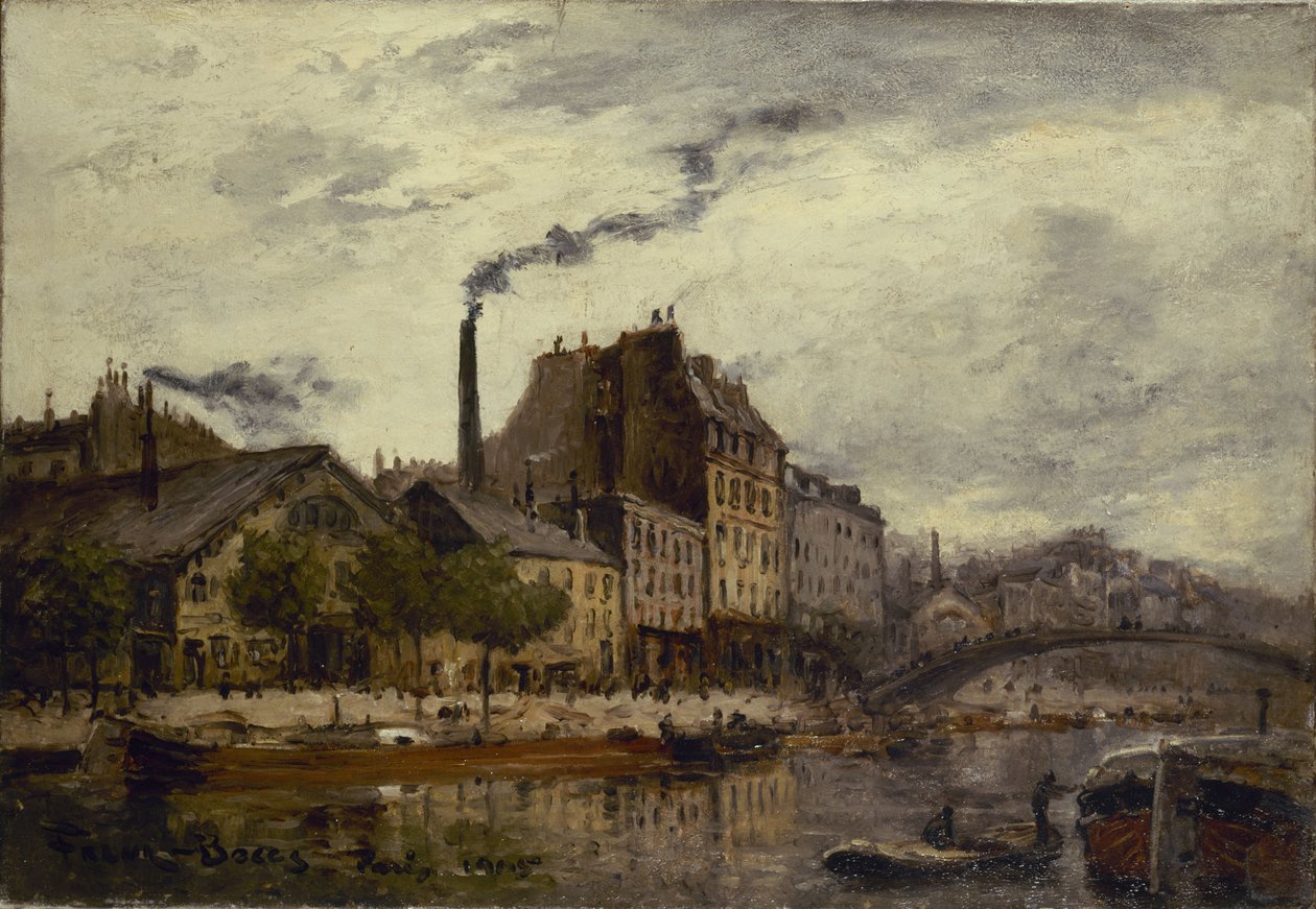 Le quai de Valmy, 1905 - Frank Myers Boggs