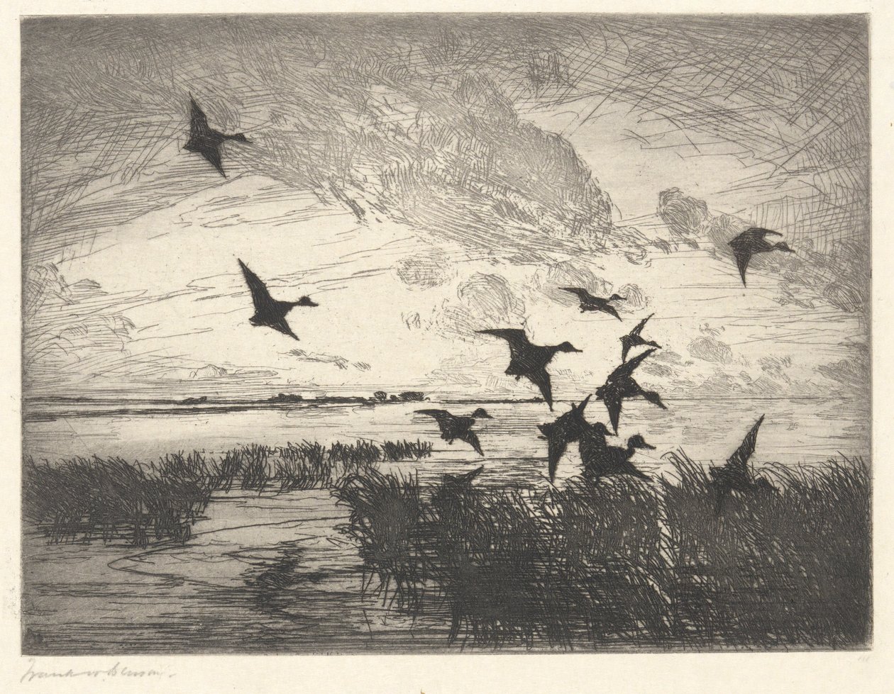 Après le coucher du soleil - Frank Weston Benson