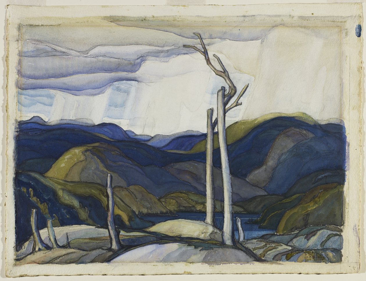 Nuages de neige - Franklin Carmichael