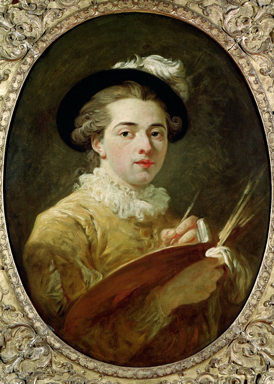 Autoportrait avec palette - François André Vincent