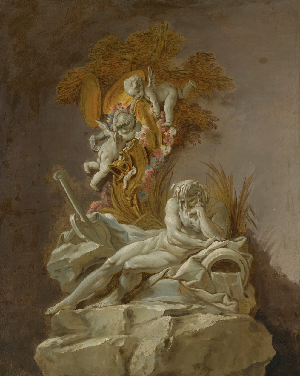 Étude de fontaine - François Boucher