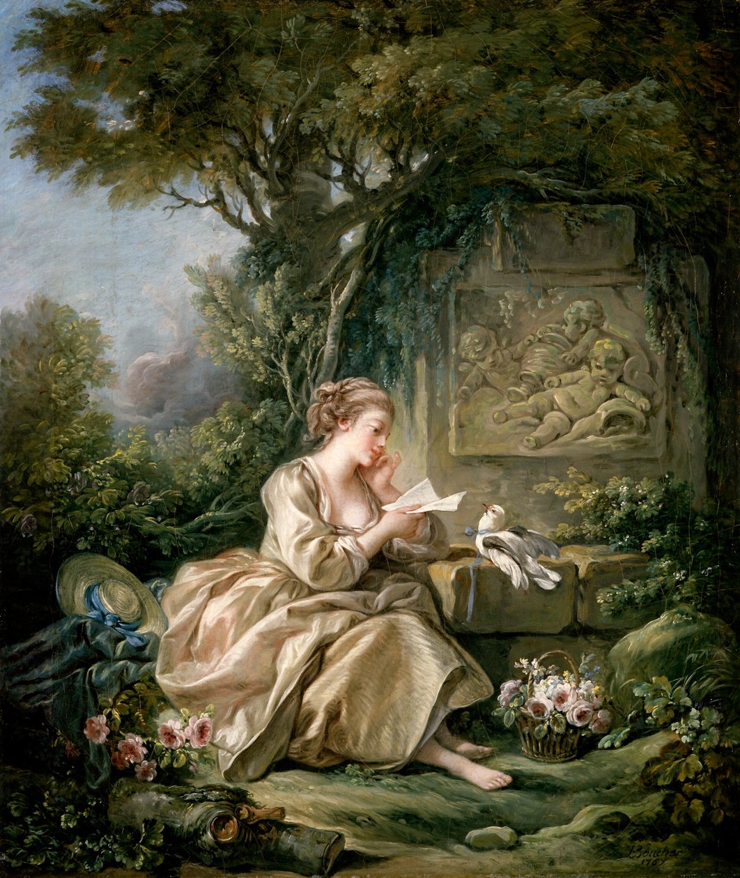 Le Message secret - François Boucher