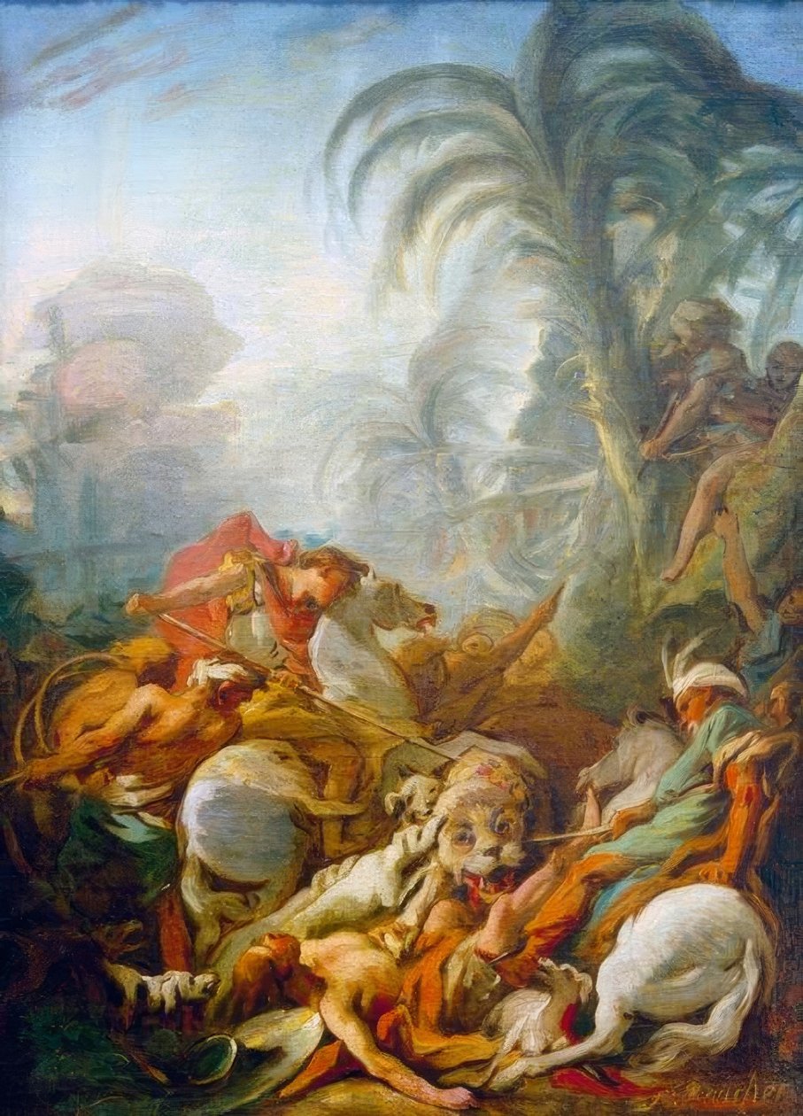 Chasse au tigre - François Boucher