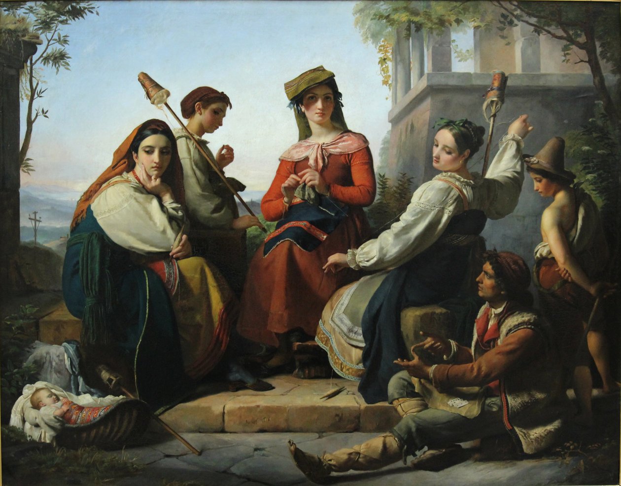 Les Fileuses de Fondi - François Joseph Navez
