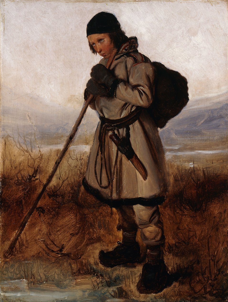 Un Lapon - François Auguste Biard