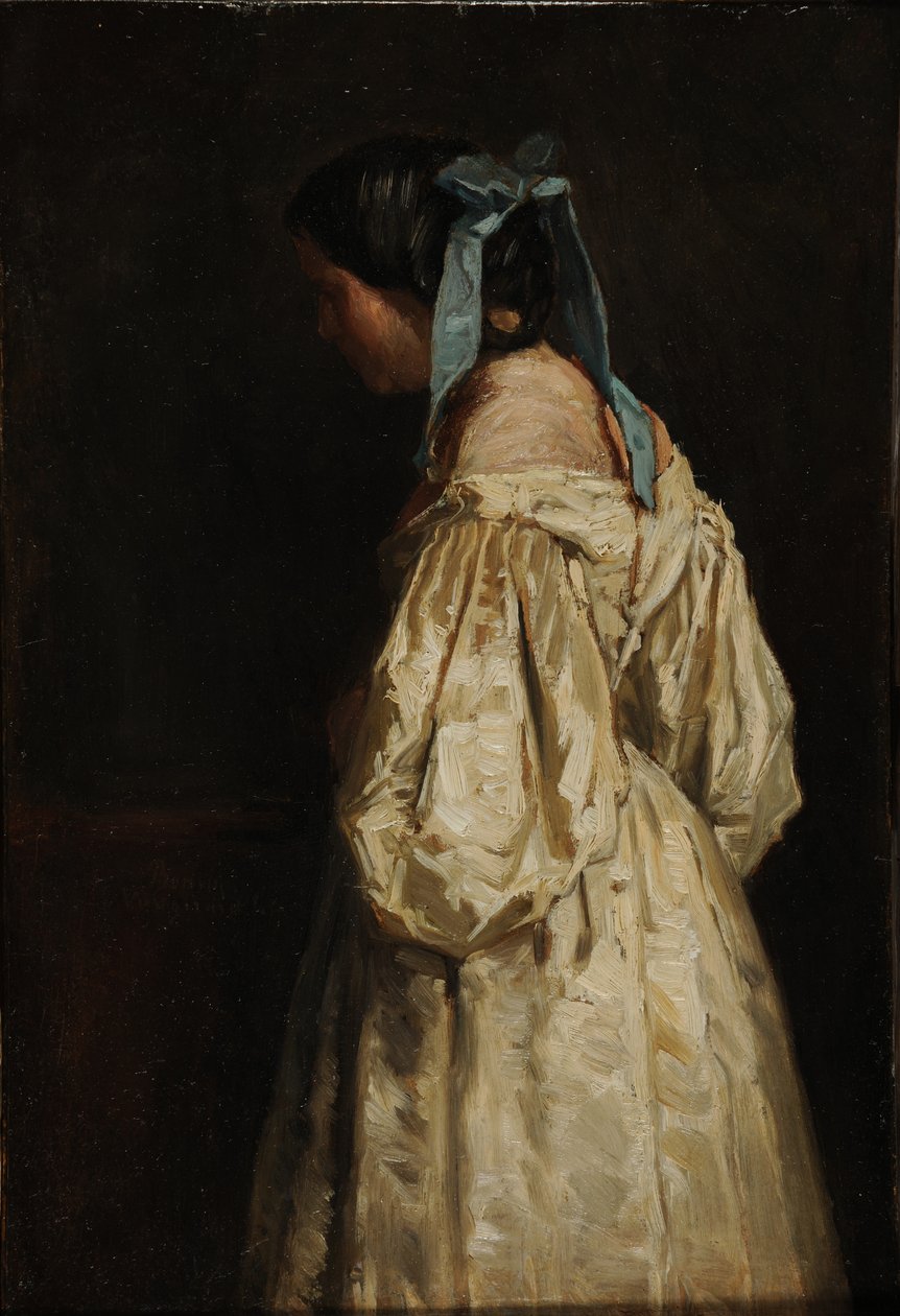 Femme en blanc - François Bonvin