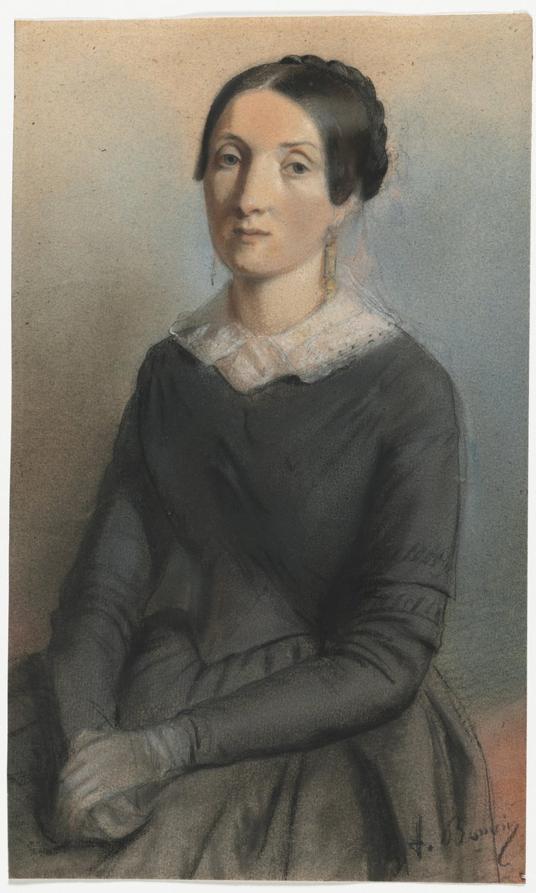 Portrait de femme - François Bonvin