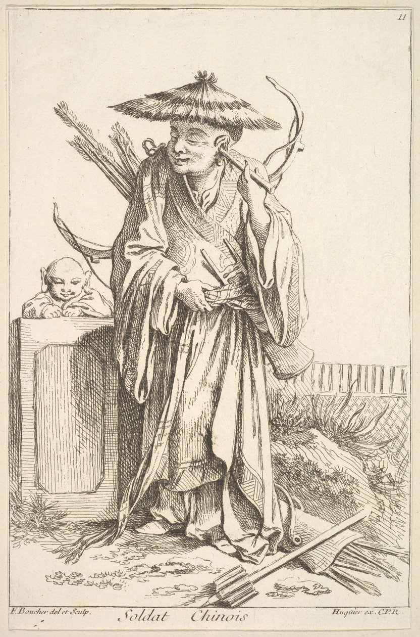 Soldat chinois, 1738-45 - François Boucher