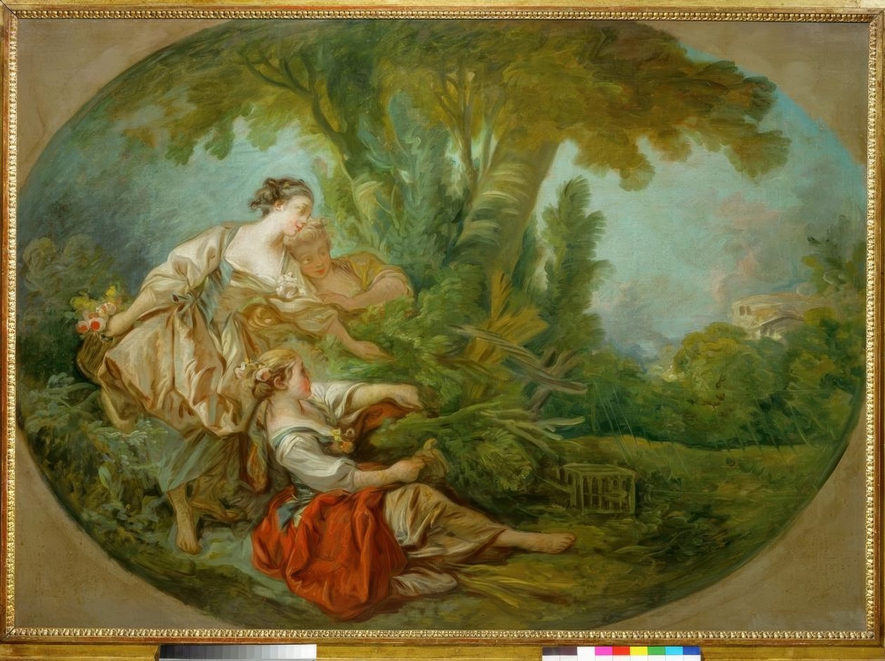 L’appeau, dit L’oiseau pris dans les filets - François Boucher