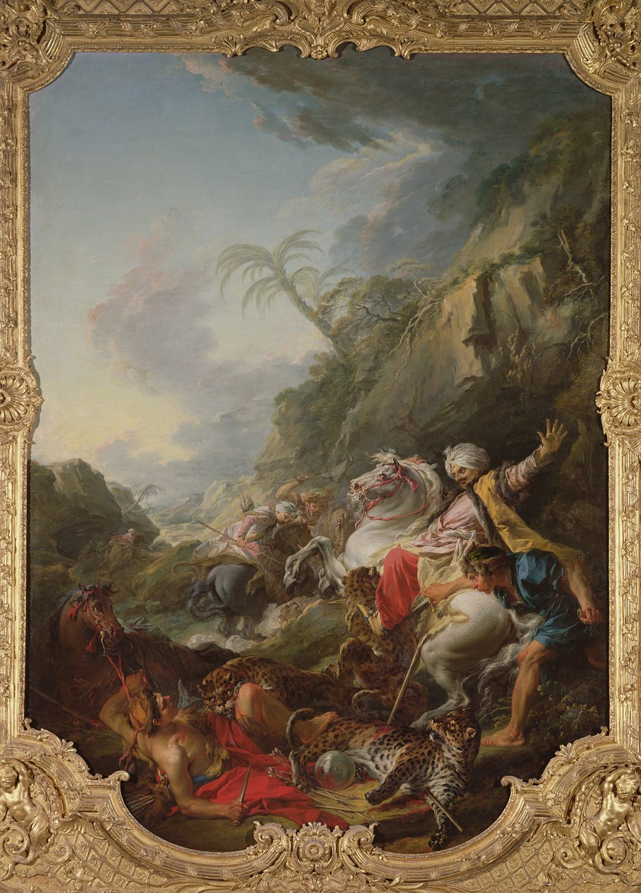 Chasse au léopard, 1736 - François Boucher