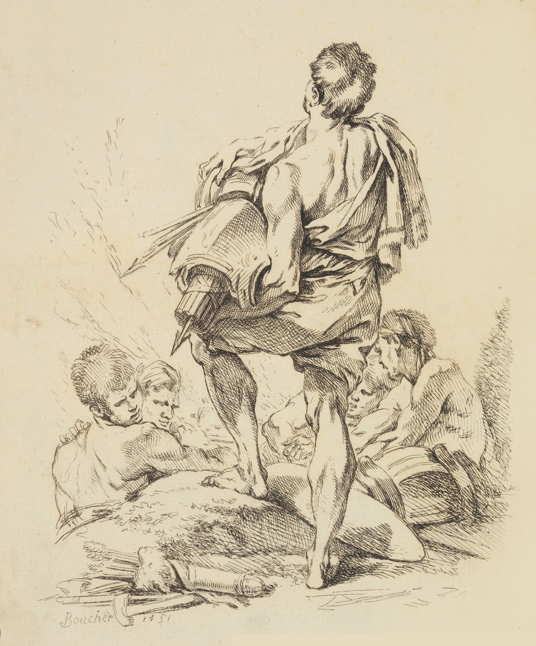 Nouveau livre de diverses figures - François Boucher