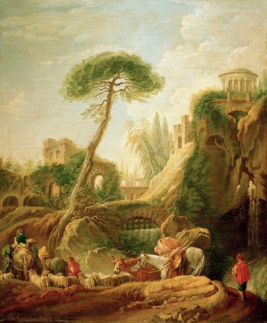 Paysage imaginaire près de Tivoli - François Boucher