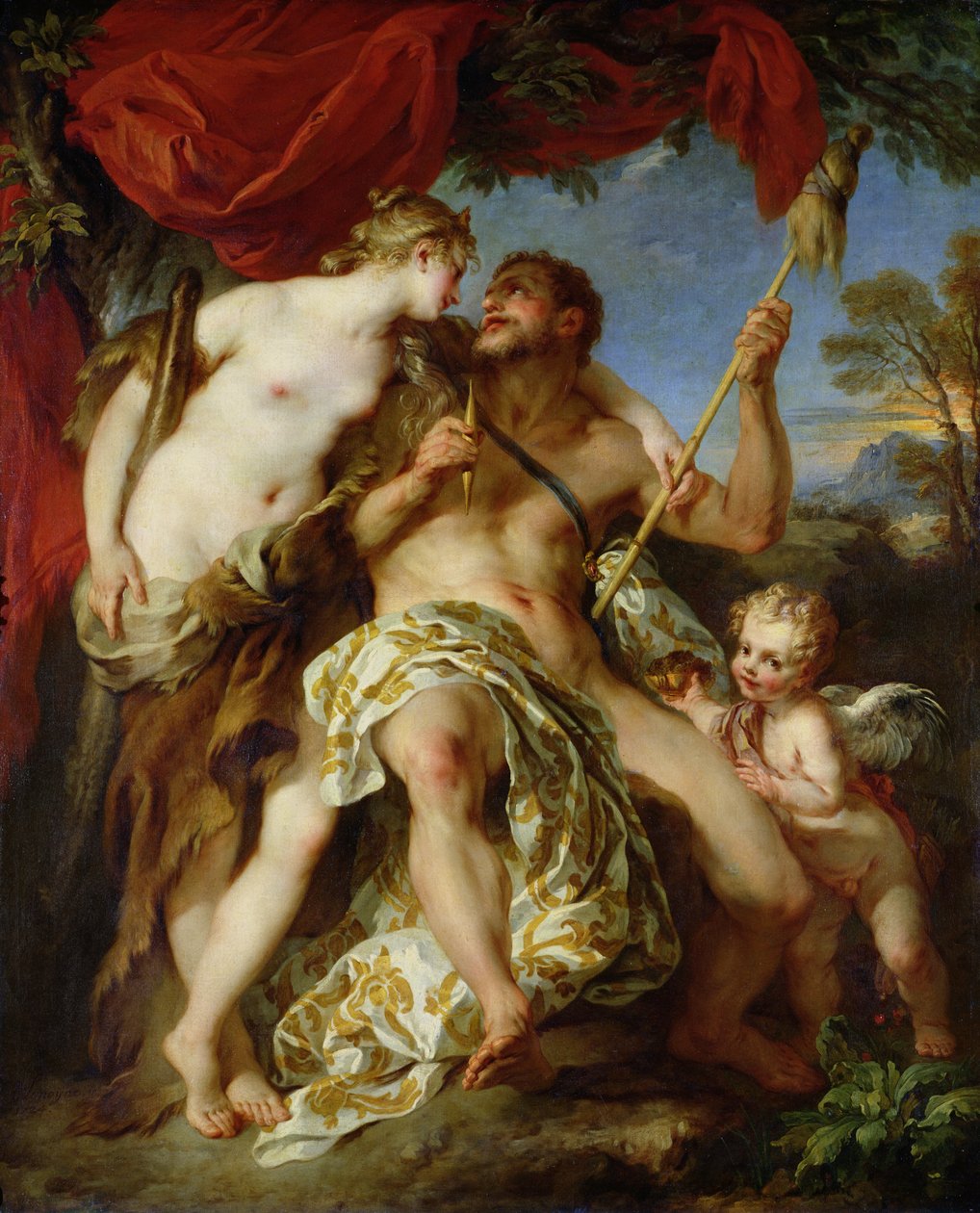 Hercule et Omphale, 1724 - François Lemoyne