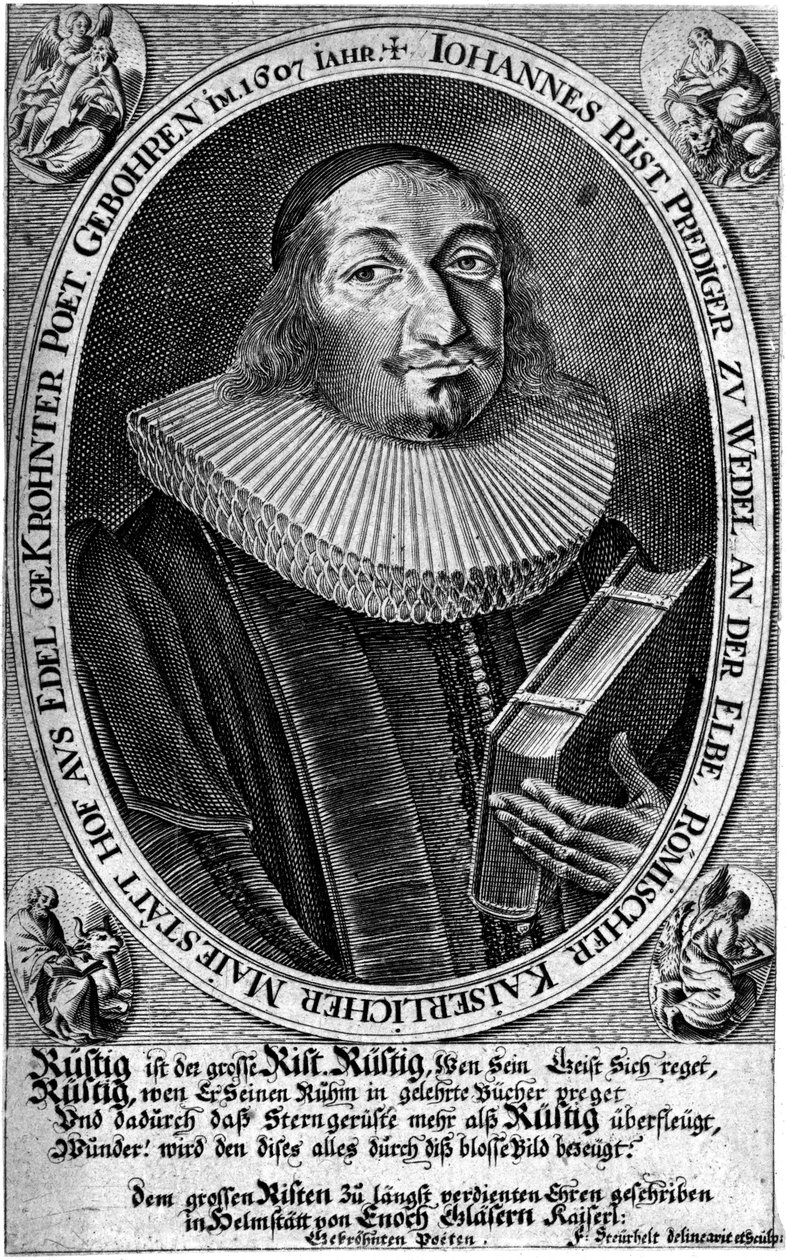 Portrait de Johann von Rist - François Stuerhelt