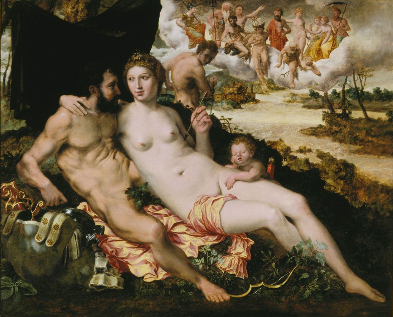 Vénus et Mars - Frans Floris