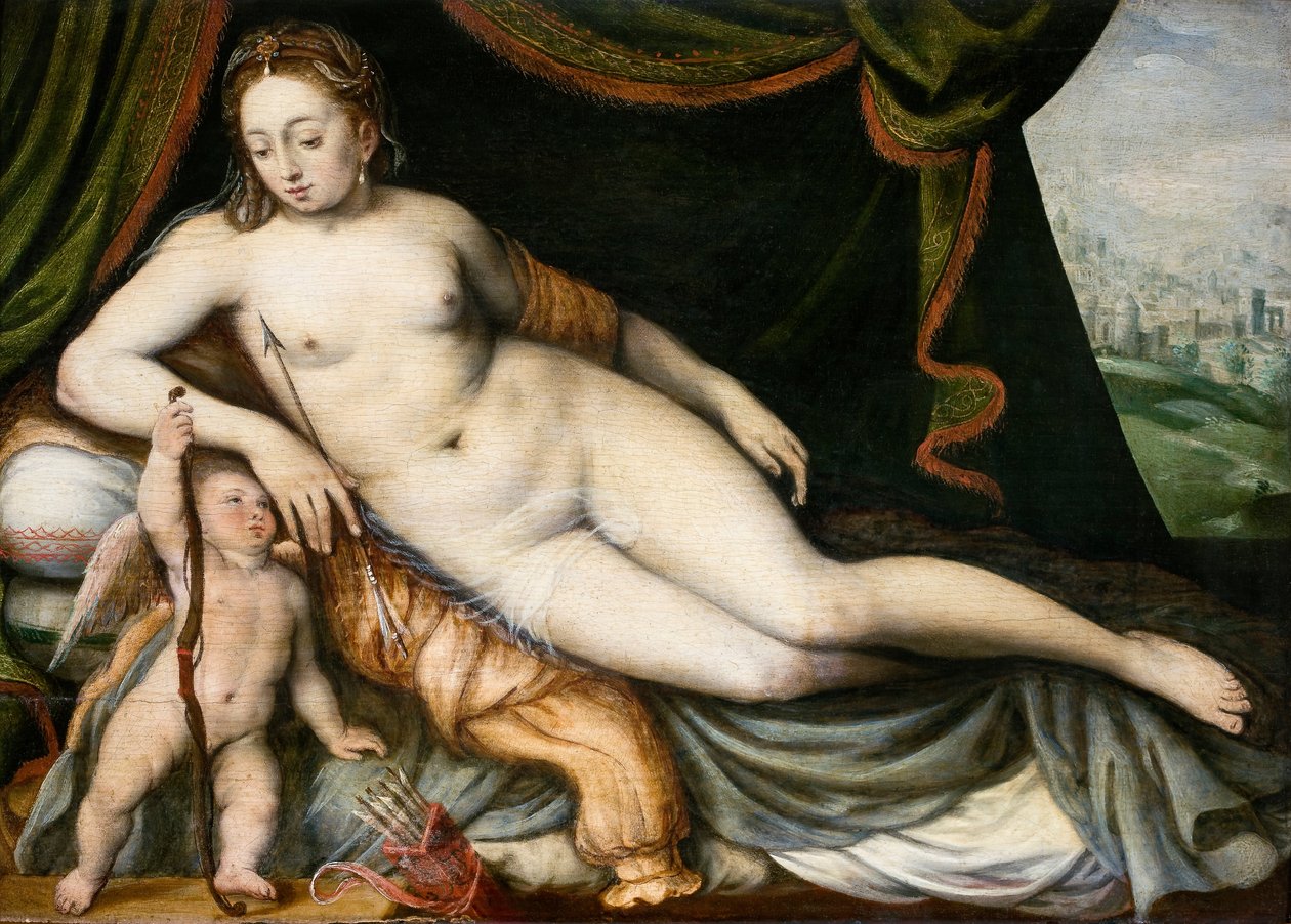 Vénus et Cupidon - Frans Floris