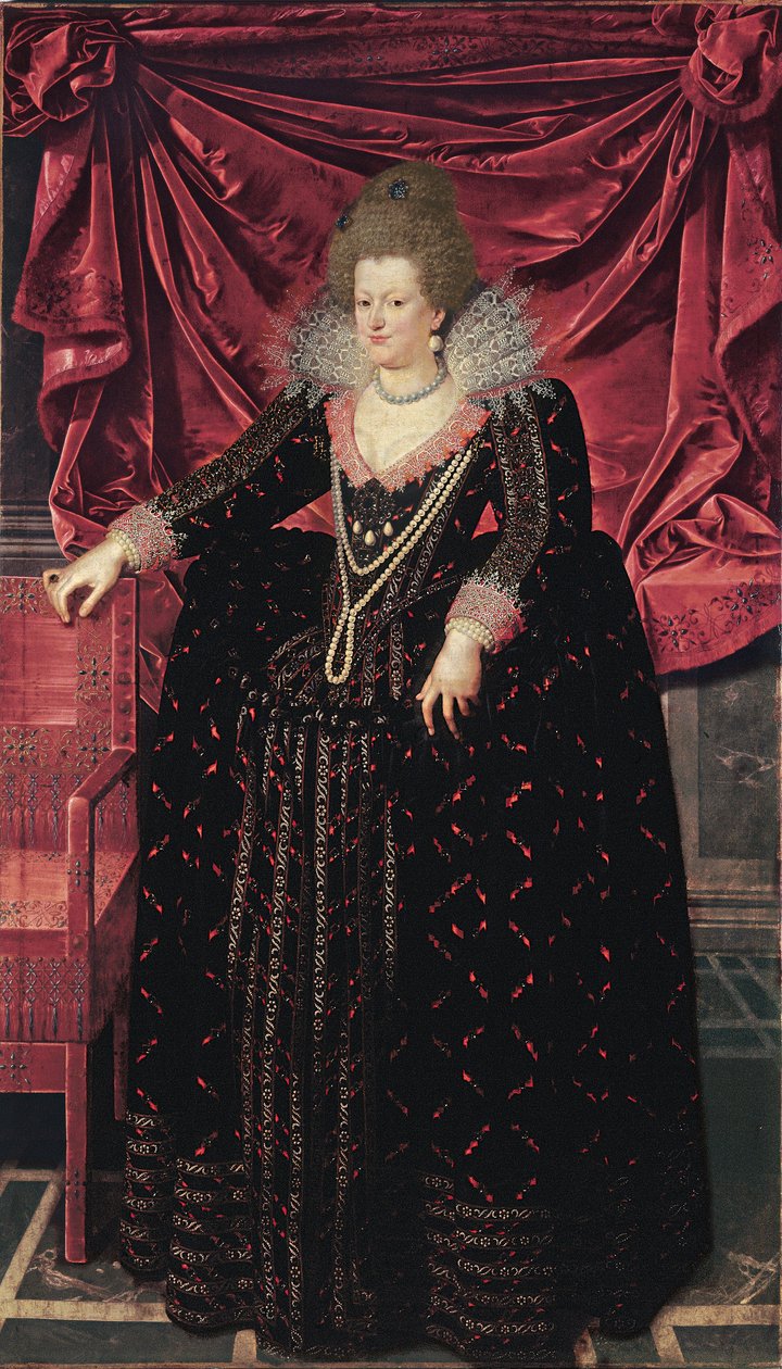 Portrait de Maria de Médicis - Frans Pourbus the Younger