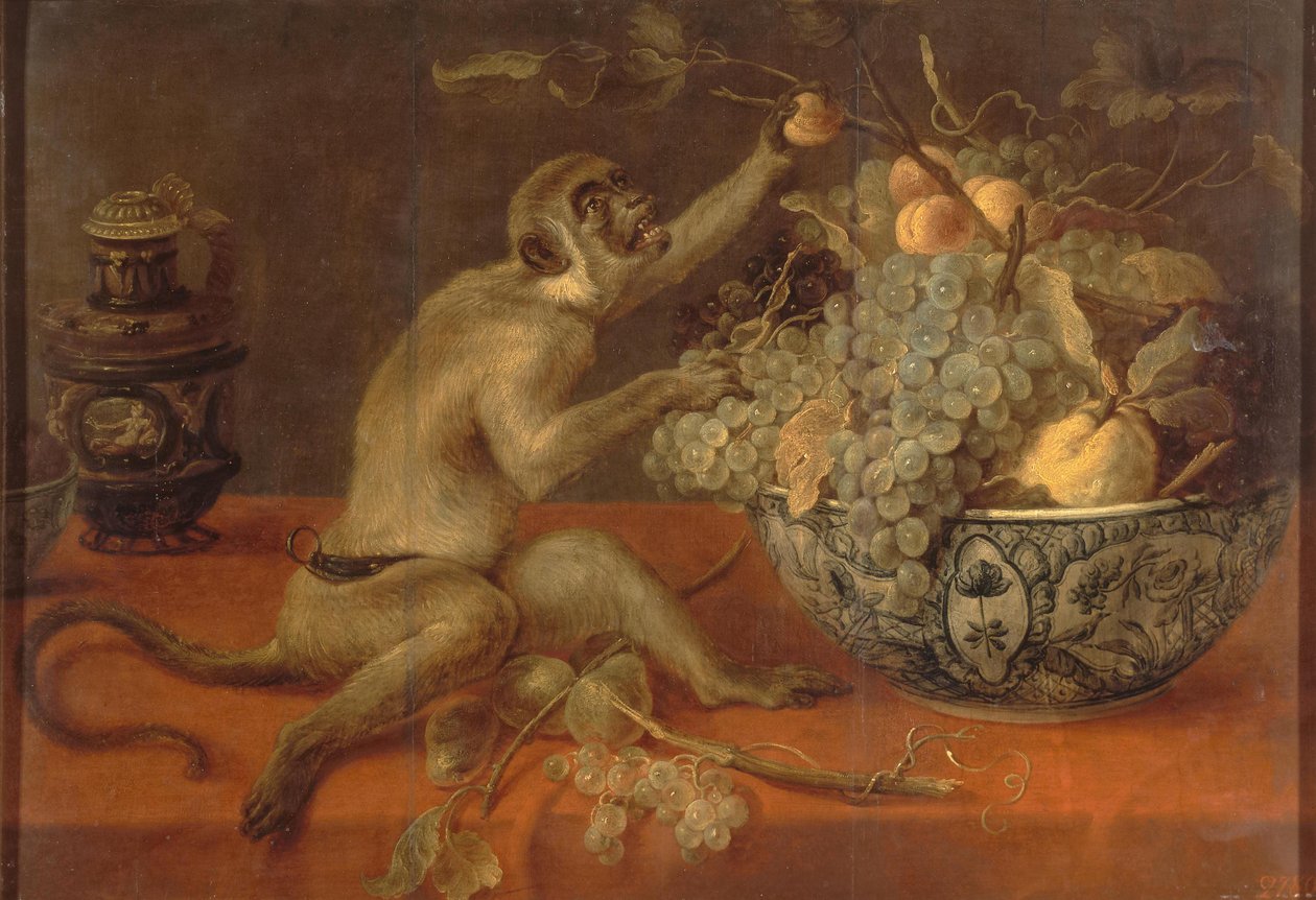Nature morte avec un singe - Frans Snyders or Snijders