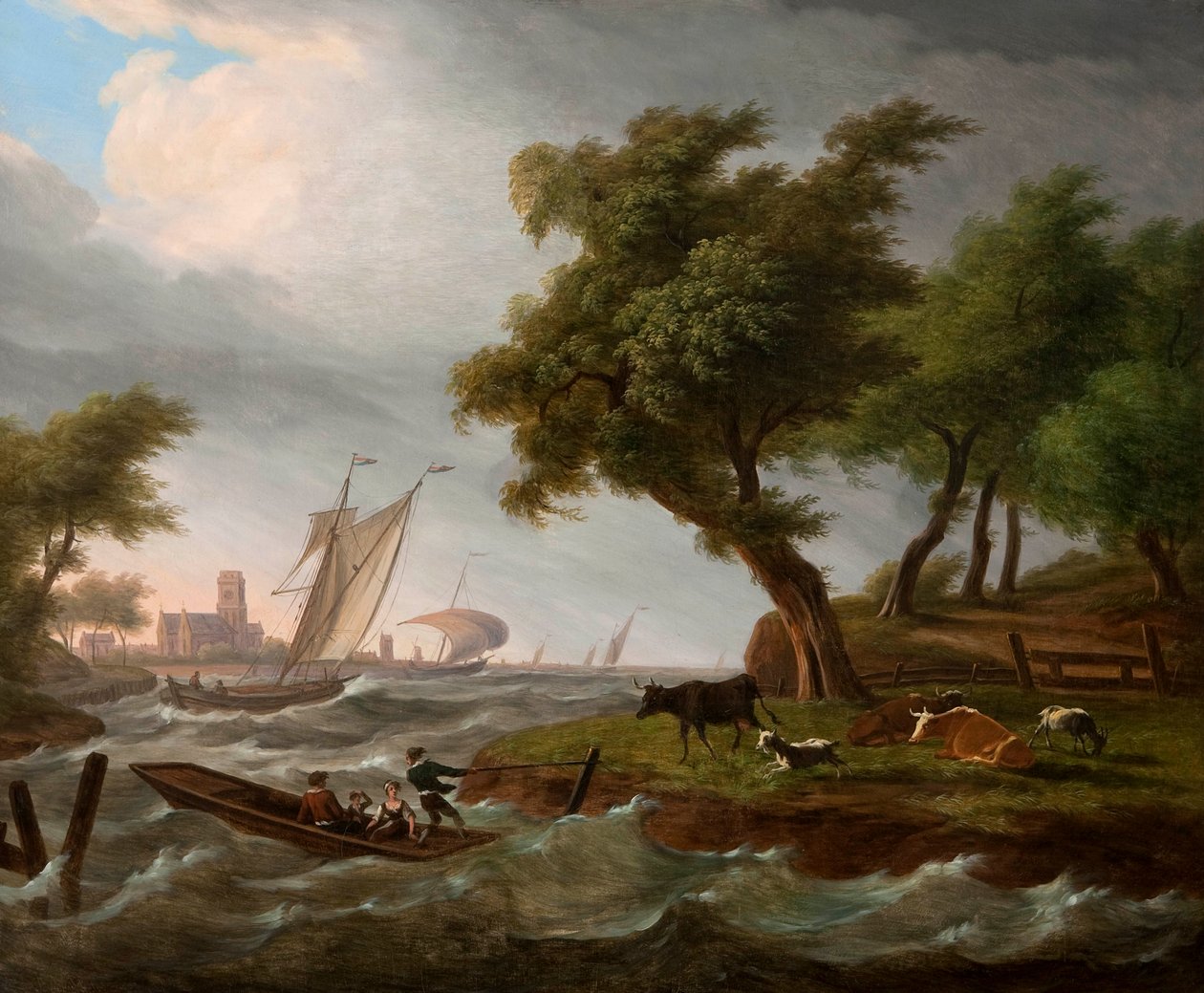 Paysage hollandais - Frans Swagers
